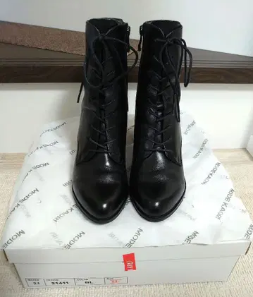 [모드카올리] 레이스업 부츠 23.5cm