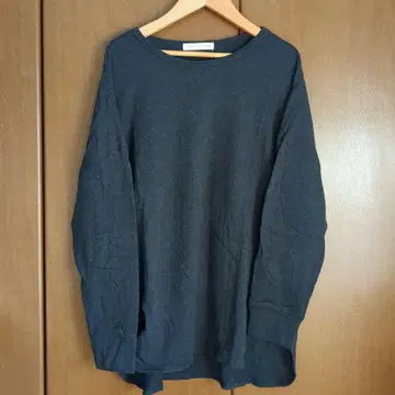 homeworking 면 와이드 티셔츠