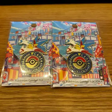 포켓몬 센터 후쿠오카 한정판 핀즈 2개 세트