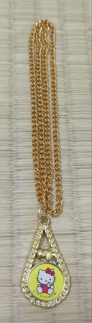 [ 레어 ] 헬로키티 골드 목걸이