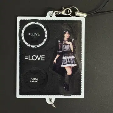 [ =love ] 미니 복권 사사키 마이카 블랙 의상