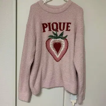 택 포함 젤라또피케 딸기 풀오버