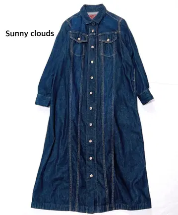 [새상품급] 써니클라우드 데님 원피스 MP 사이즈 긴팔