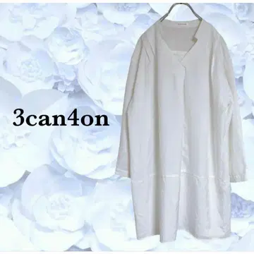 상칸시온 ] 블라우스/롱 셔츠/튜닉 [ F ] 화이트 화이트 큰 사이즈