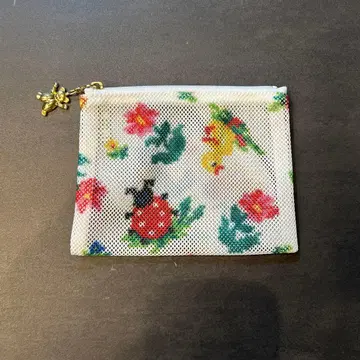 페일러 하이디 메쉬 파우치 S 화이트