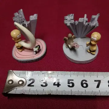 초기 인류 피규어 세트 2체