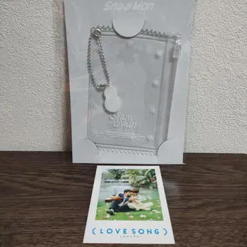 Snow Man 팝업 카드 케이스 + Lovesong 카드 무카이 코지