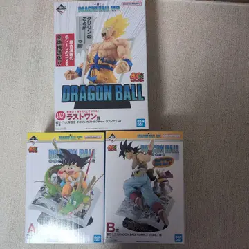 제일복권 드래곤볼 피규어 AB 라스트 원상 3체 세트