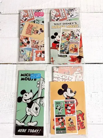 미키마우스 레터 세트 2종 세트