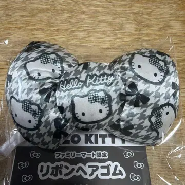 헬로키티 리본 머리끈 훼미리마트 한정판