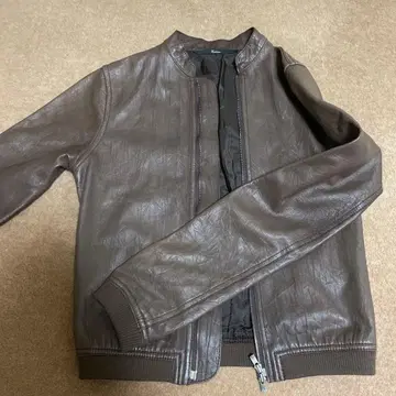 Edition 투모로우랜드 램 가죽 라이더 자켓 38 새상품급