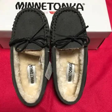 MINNETONKA 미네통카 여성용 모카신 그레이 22cm