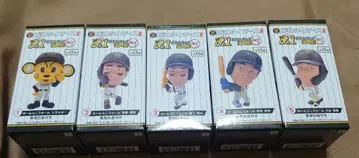 한신 타이거즈 호랑이 1선수 피규어 격투편 홈 유니폼 5종 세트 1