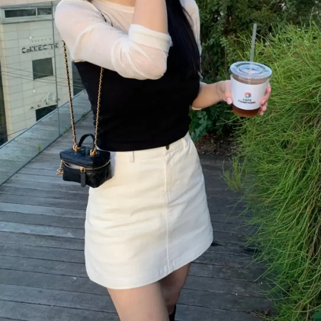 The Barnnet Skirt Lignes Lace Mini Skirt White New #더바넷,#더바넷