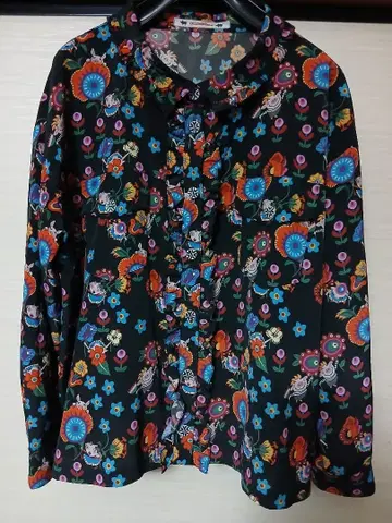 알베로베로 귀여운 프린트 블라우스