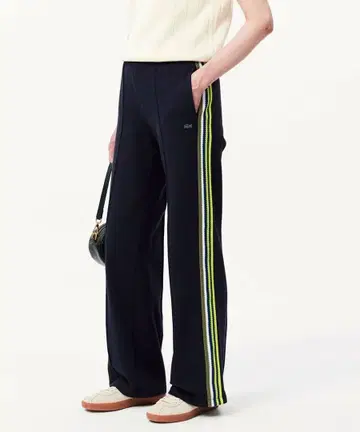 라코스테 와이드 팬츠 네이비 lacoste 트랙 팬츠