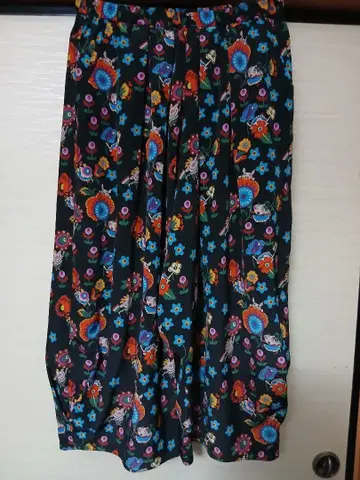 알베로베로 귀여운 프린트 와이드 팬츠