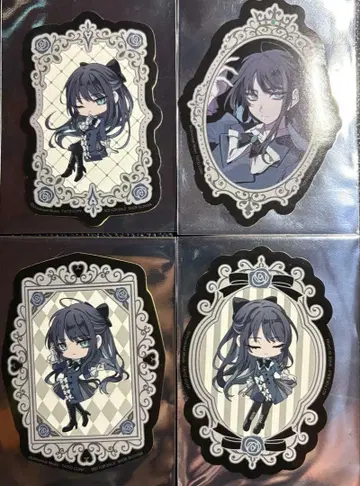 Ado 라운드원 한정판 스티커 전 4종 컴플리트 세트