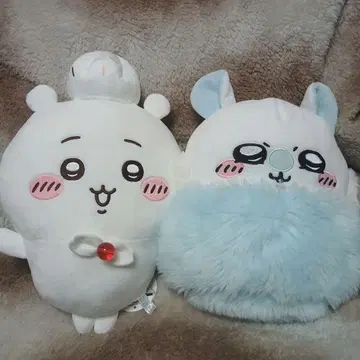 치이카와 (먼작귀) 생일 BIG 봉제 인형 모몽가 봉제 인형 2체 세트