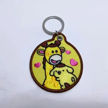 타베코 동물 산리오 캐릭터즈 트레이딩 자수 키링