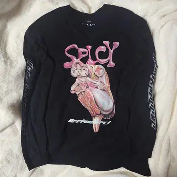 죠죠의 기묘한 모험 glamb 콜라보 스파이스 걸 긴팔 T셔츠 XL