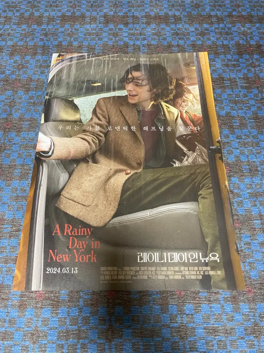 Rainy Day in New York Poster