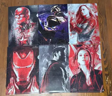 어벤져스 클리어 파일 6장 세트