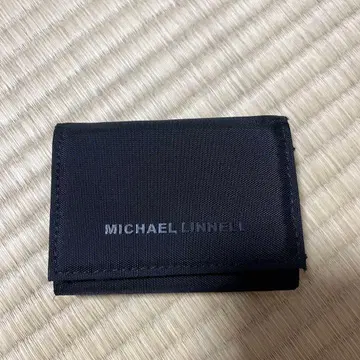 MICHAEL LINNELL 블랙 3단 폴더형 지갑
