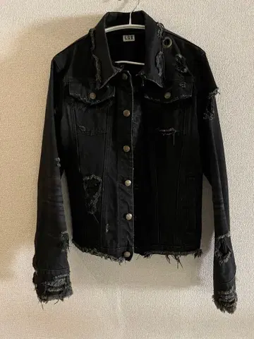 L.G.B fur denim jacket LE GRAND BLEU