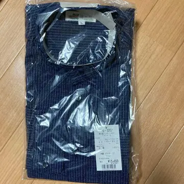 면의 꽃 코튼100% 네이비 L