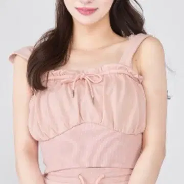 코르셋 리브 맨투맨 베어탑