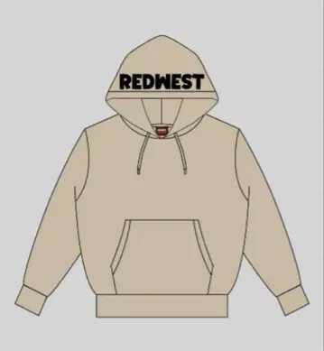 [ 미개봉 새상품 ] 빨간색 아카니시 진 REDWEST 후드티