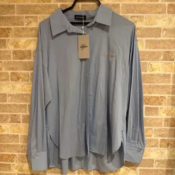 JUSTANOON 옅은 파랑 긴팔 셔츠