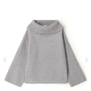 des ples 세미 우스티드 울 숄더 랩 풀오버