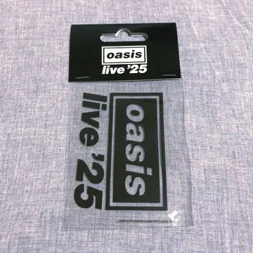 [ 새상품 ] oasis live'25 스티커 실 화이트