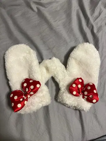미니 마우스풍 리본 포함 장갑 디즈니 굿즈