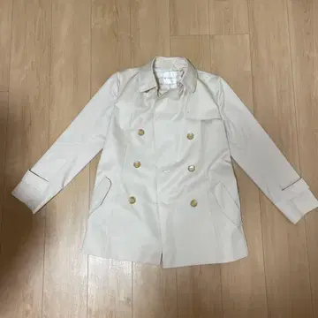 KUMIKYOKU 아이보리 트렌치코트 사이즈 2