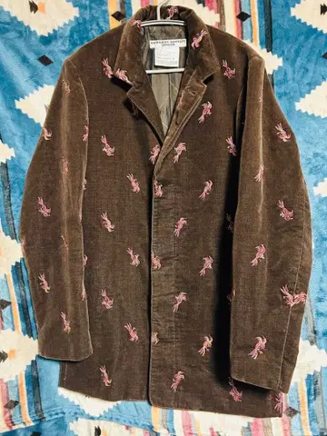 KATHARINE HAMNETT 자수 코듀로이 자켓 M