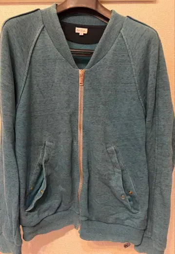 폴 스미스 풀 집업 후드티 L 청록색