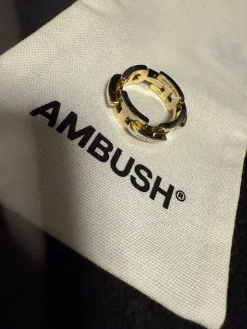11/30까지 AMBUSH A 체인 반지 A 체인 링