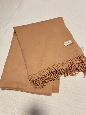 유나이티드 애로우즈 스톨 캐시미어 베이지 대형 캐시미어 스톨