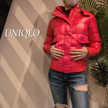 UNIQLO 프리미엄 다운 후드 코트