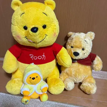 푸우 봉제 인형 세트