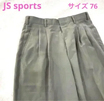 JSsports 남성용 슬랙스 바지 스포츠 골프 레트로 구제 의류