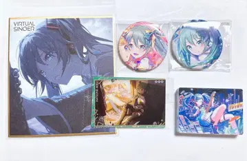 프로세카 하츠네 미쿠 캔뱃지 색지 노블 아트