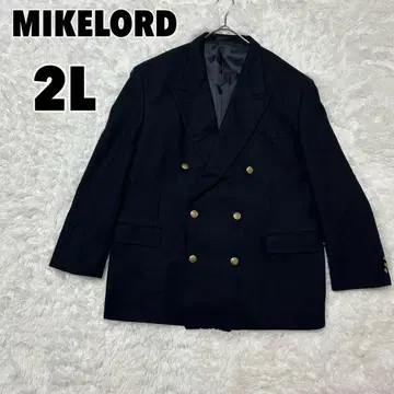 MIKELORD 온워드 (2L) 자켓 네이비 골드 버튼 더블