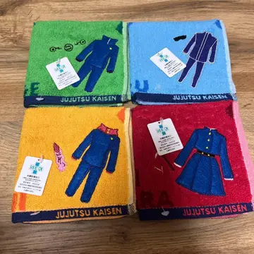 주술회전 캐릭터 타월 세트