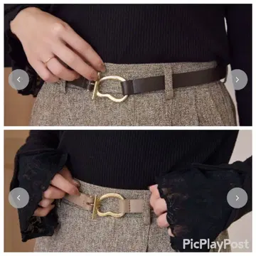 [택 포함 새상품] 시마무라 tal. by yumi.님 벨트 2개 세트