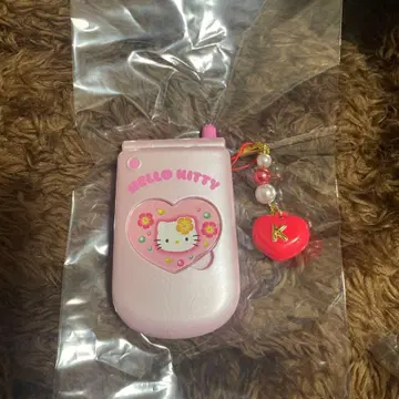 키티 폴더폰 키링