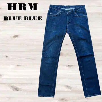 00sHRM BLUE BLUE 데님 청바지 탄력 하리란 구제 빈티지